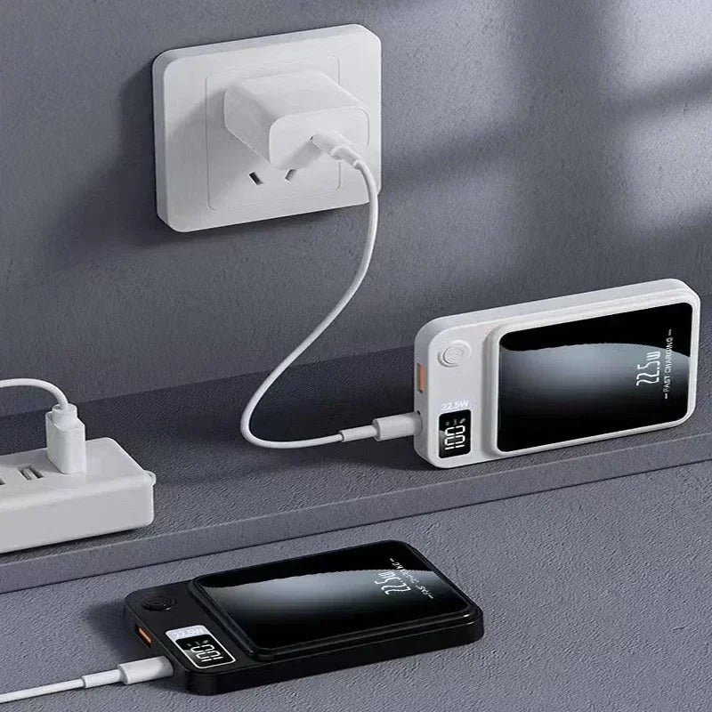 100000mAh Wireless Magnetic Power Bank – Super Fast Charge, Ultra Portable