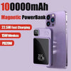 100000mAh Wireless Magnetic Power Bank – Super Fast Charge, Ultra Portable