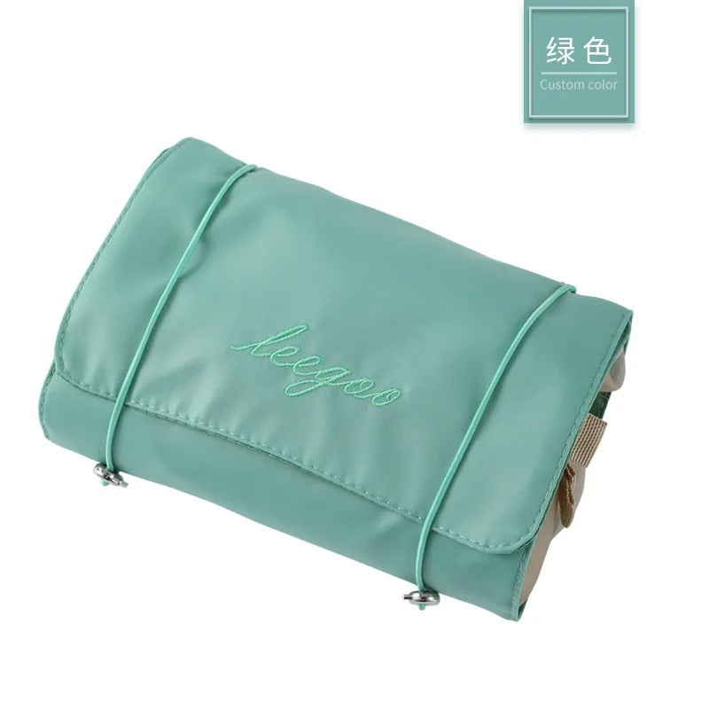4 In 1 Detachable Makeup Bag – Large Capacity Foldable Cosmetic Pouch for Travel & Storage