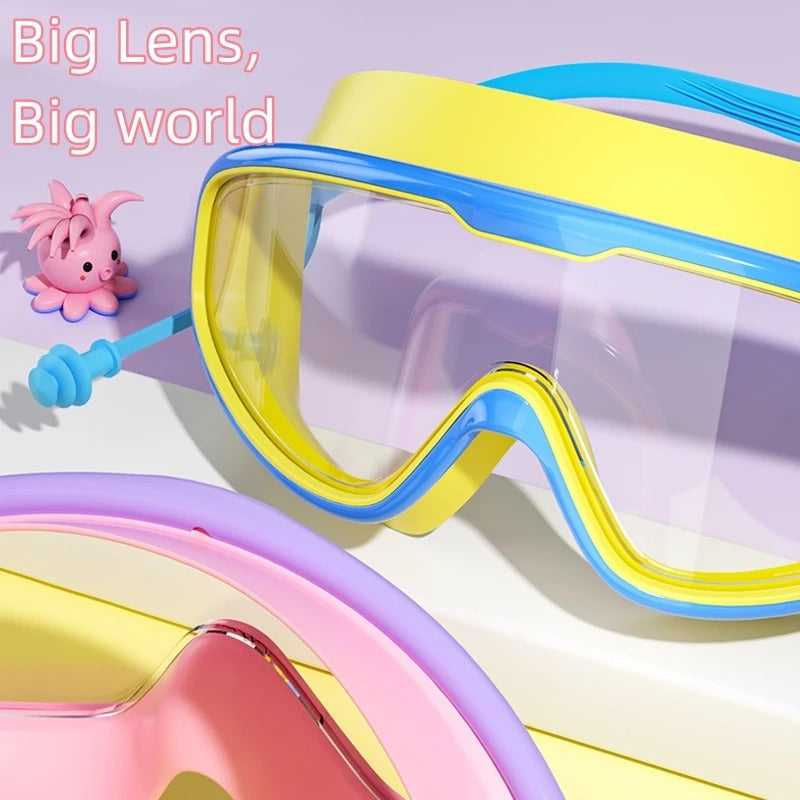 HD Large Frame Kids Swimming Goggles – Waterproof & Anti-Fog Description - Swimming Goggles