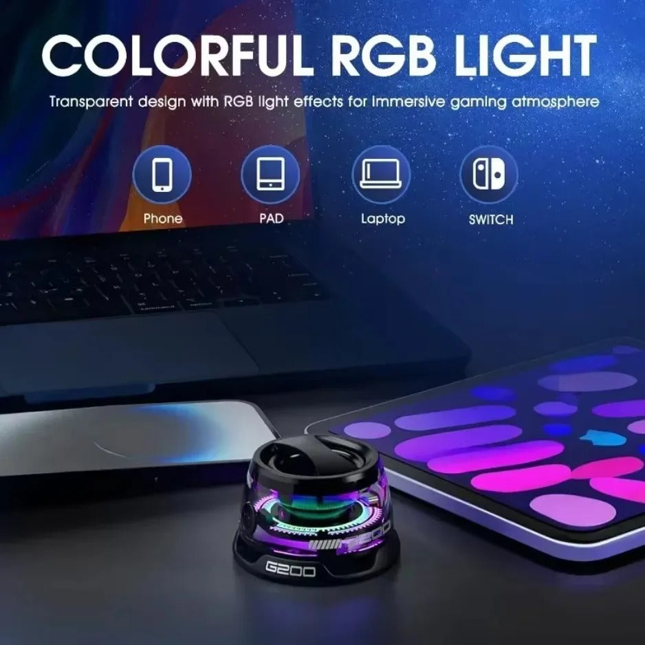 Portable Magnetic Bluetooth Speaker – Rechargeable Mini Wireless Speaker with HD Sound & Stereo Pairing