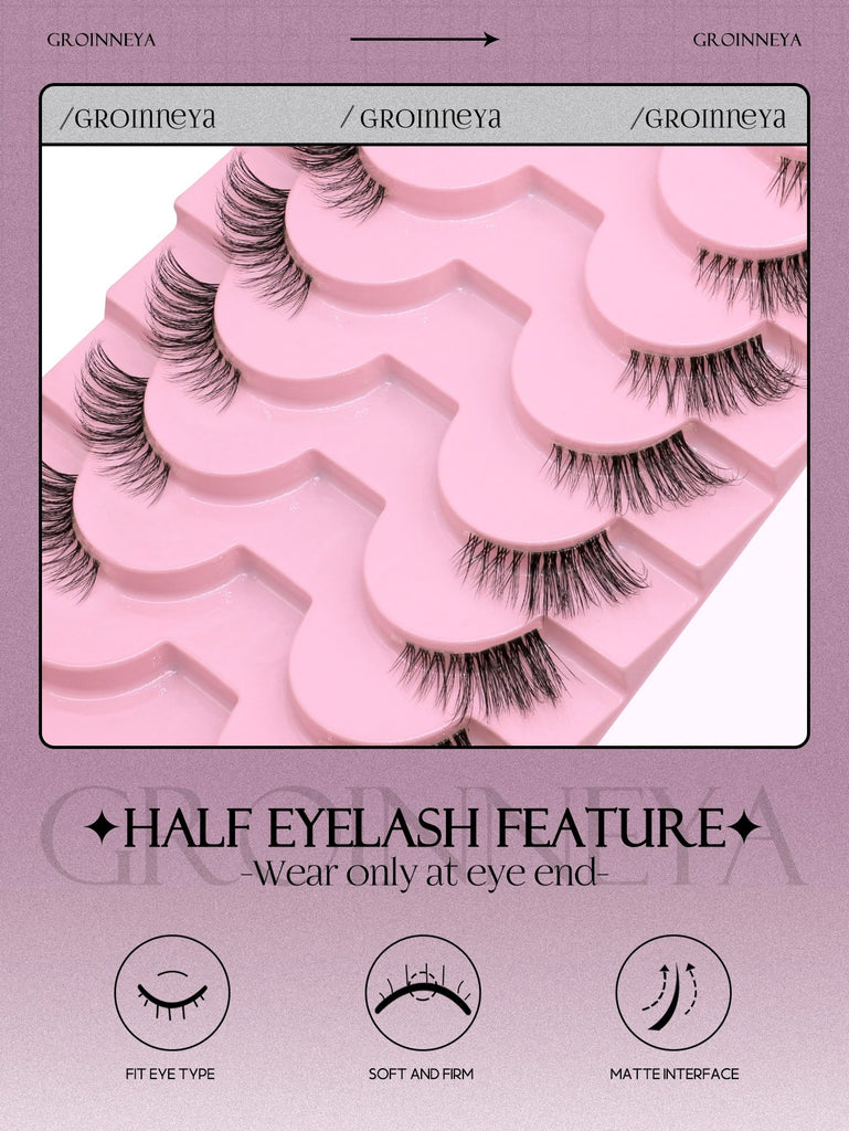 Half Eyelashes Kit – Natural, Lightweight, and Cruelty-Free