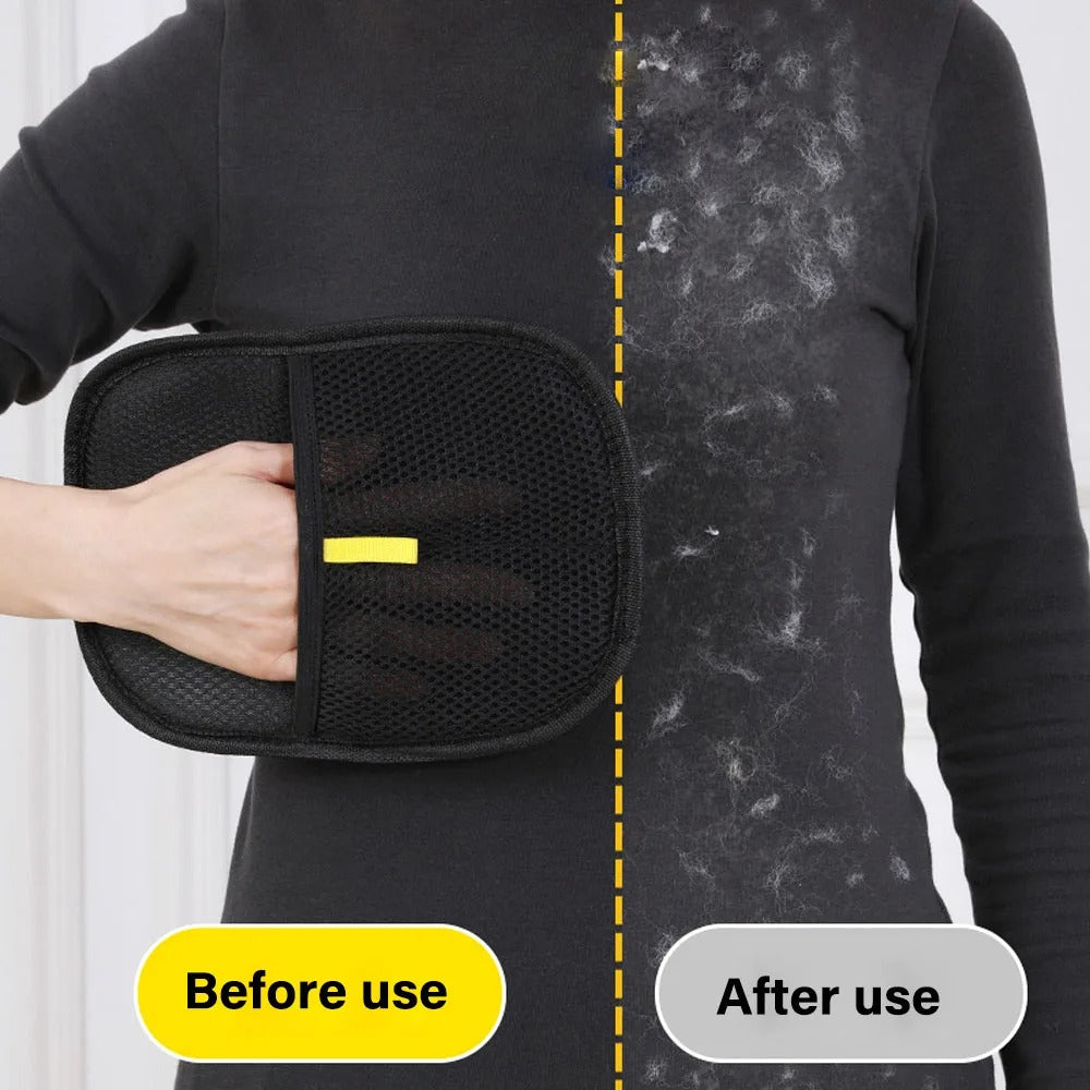 Double-Sided Pet Grooming & Deshedding Glove – Hair Remover, Massager & Brush in One