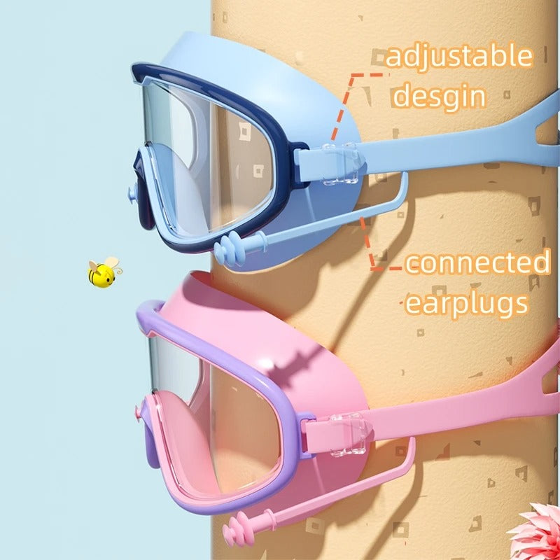 HD Large Frame Kids Swimming Goggles – Waterproof & Anti-Fog Description - Swimming Goggles