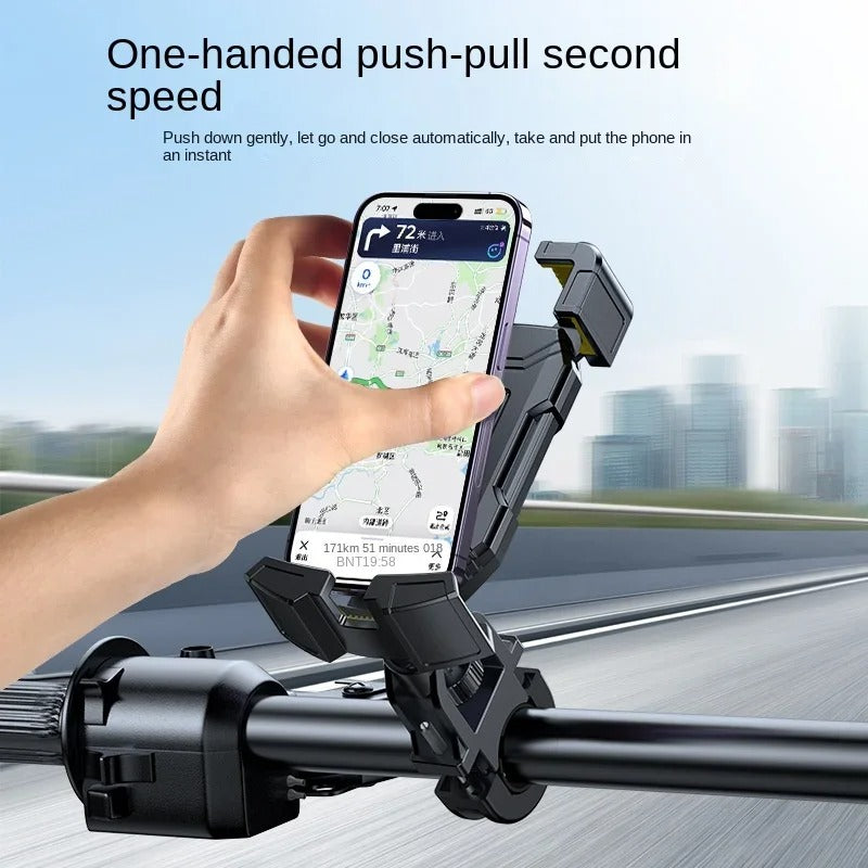 Motorcycle & Bicycle Waterproof Phone Holder – Handlebar Mounted Waterproof Case