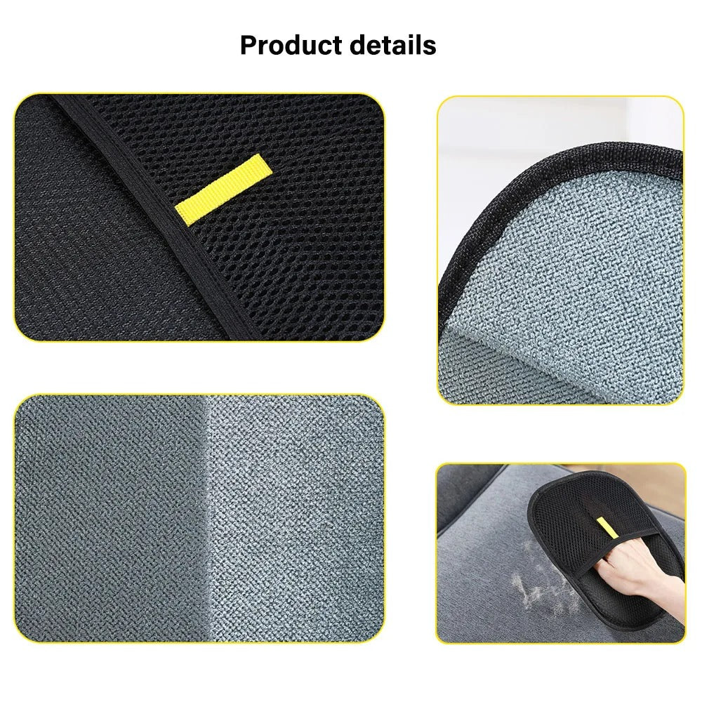Double-Sided Pet Grooming & Deshedding Glove – Hair Remover, Massager & Brush in One