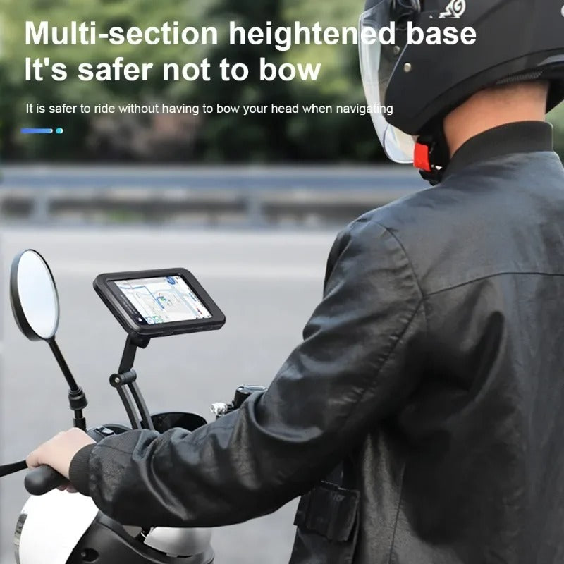 Motorcycle & Bicycle Waterproof Phone Holder – Handlebar Mounted Waterproof Case