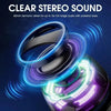Portable Magnetic Bluetooth Speaker – Rechargeable Mini Wireless Speaker with HD Sound & Stereo Pairing
