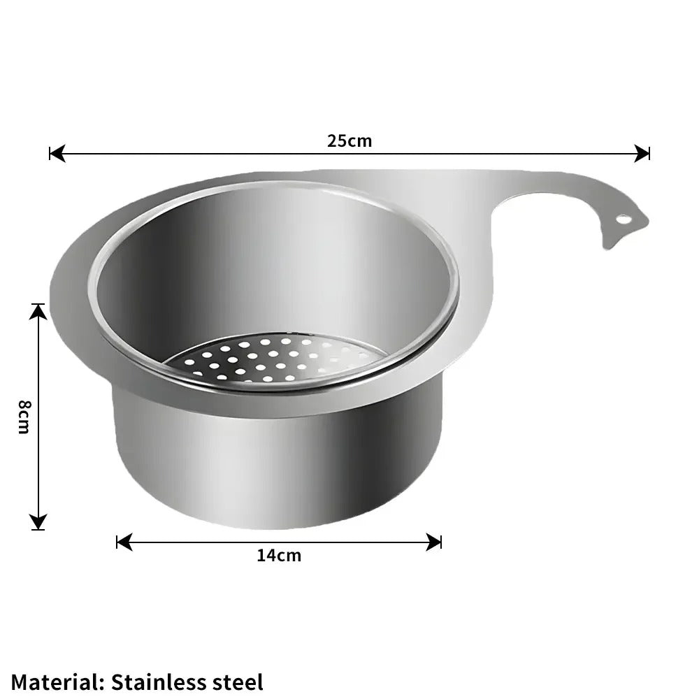 Swan Drain Basket – Stainless Steel Sink Strainer