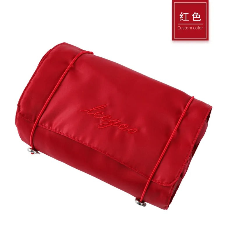 4 In 1 Detachable Makeup Bag – Large Capacity Foldable Cosmetic Pouch for Travel & Storage
